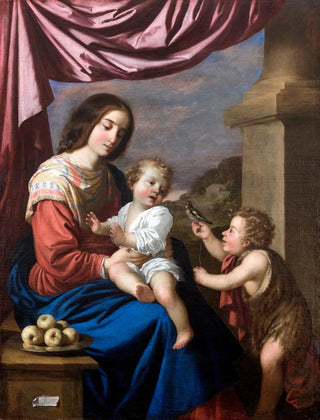 Francisco de Zurbarn - Virgin and Child with Saint John.webp