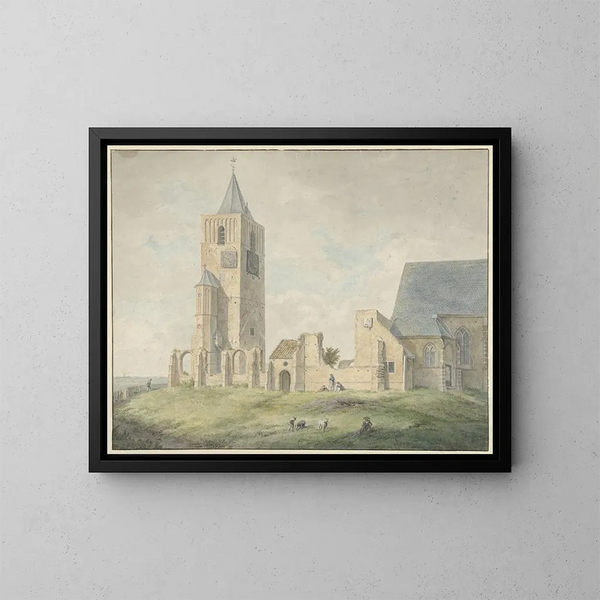 Rune der Kirche von Warmond - Franciscus Andreas Milatz — gerahmtes Bild an der Wand