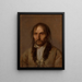 Head of a Highlander - Franciszek Tepa — framed artwork on a wall