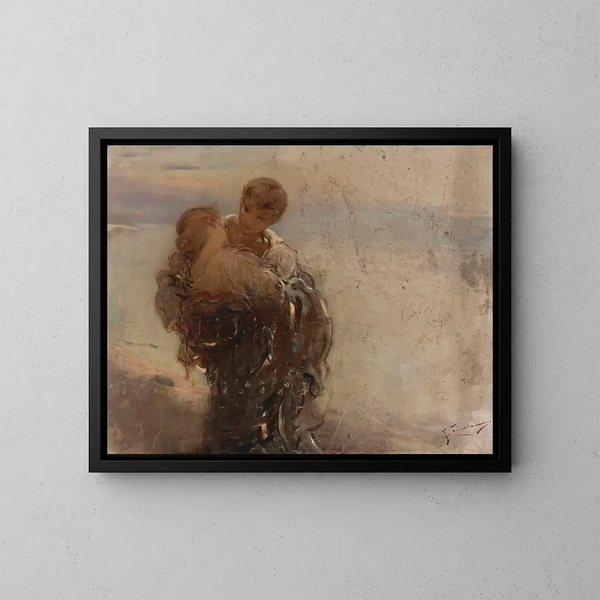 In estasi - Franciszek Żmurko — quadro incorniciato alla parete