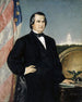 Portrait of the American President Andrew Johnson - Frank Buchser — artwork view