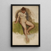 Nude Painting - Frank Duveneck — framed artwork on a wall