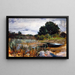 Landschaft von Polling - Frank Duveneck — gerahmtes Bild an der Wand