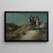 L'Homme, der einen Geist jagt - Frank Earle Schoonover — gerahmtes Bild an der Wand