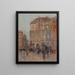 Una giornata grigia a Parigi - Frank Edwin Scott — quadro incorniciato alla parete