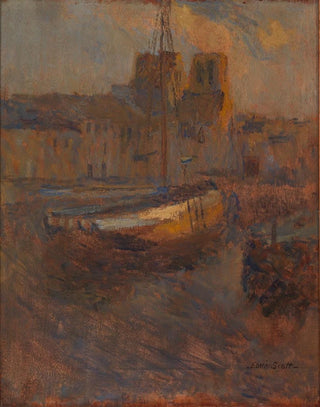 Frank Edwin Scott - Ships at Anchor Cherbourg no II.webp