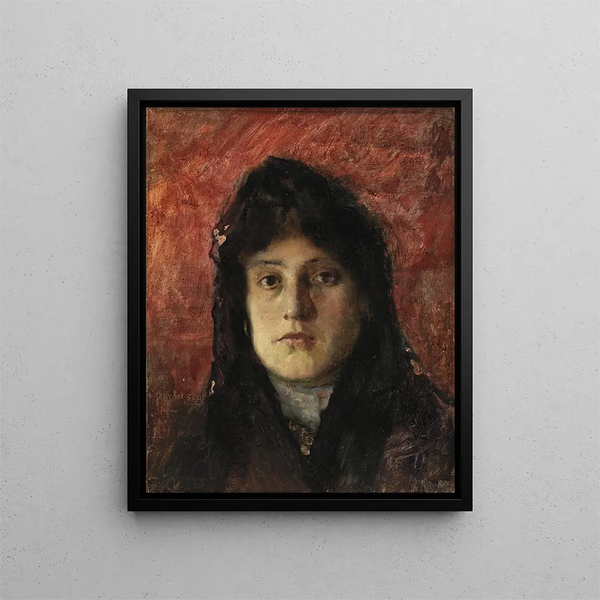 Tête de Femme - Frank Edwin Scott — quadro incorniciato alla parete
