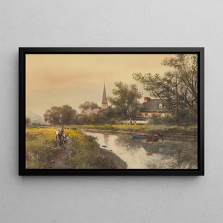 Frank F English - Untitled Country Scene.webp