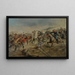 Charge della settima cavalleria - Frank Feller — quadro incorniciato alla parete