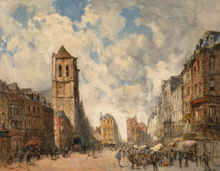 Frank Myers Boggs - Le march  PontAudemer.webp