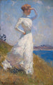 Light of the Sun Painting - Frank Weston Benson — artwork view