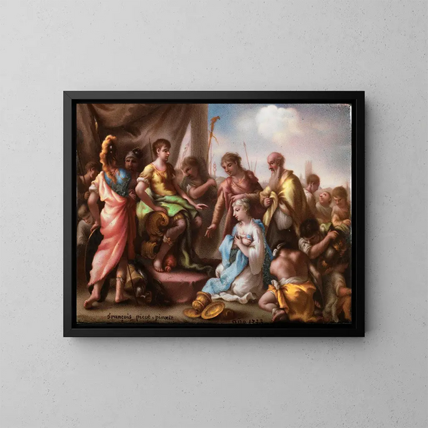 Platte - François-Édouard Picot — gerahmtes Bild an der Wand