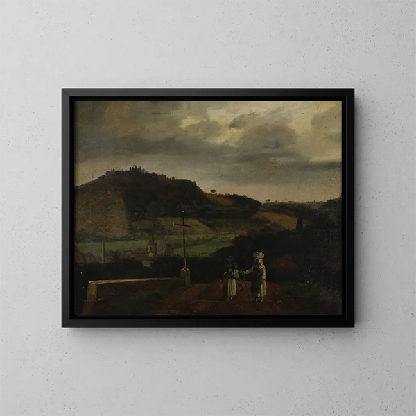 Paesaggio - François-Marius Granet — quadro incorniciato alla parete