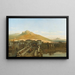 View of a city probably in northern Spain - François Antoine Bossuet — framed artwork on a wall