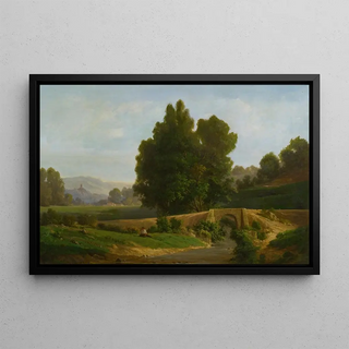 Franois Antoine Lon Fleury - Man Resting In A Landscape.webp
