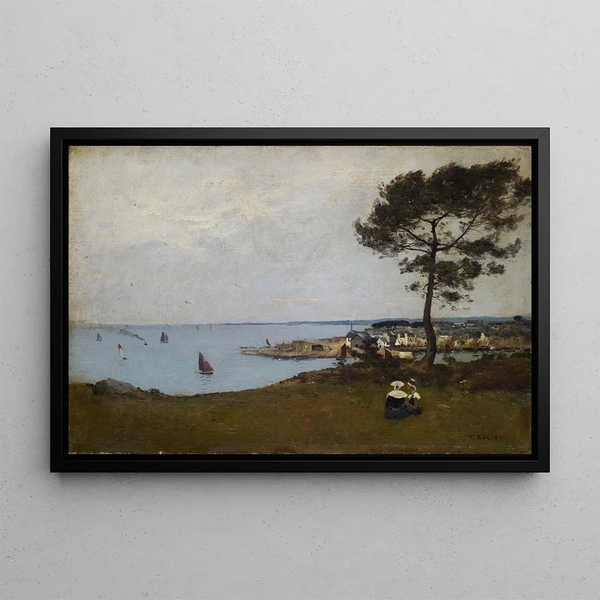 Franois Bocion - Small Breton Port.webp