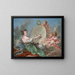 Allégorie della pittura - François Boucher — quadro incorniciato alla parete