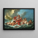 Arion sul delfino - François Boucher — quadro incorniciato alla parete