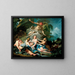 Merkur, der das Kind Bacchus den Nymphen von Nysa vertraut - François Boucher — gerahmtes Bild an der Wand