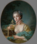 Ritratto presumibile di Marie-Émilie Baudouin, figlia del pittore - François Boucher — vista dell’opera