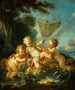 Putti en pêcheur - François Boucher — vista dell’opera