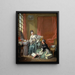 La modista - François Boucher — quadro incorniciato alla parete