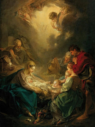Franois Boucher - Virgin attending to the sleeping Christ child.webp