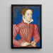 Marie regina di Scozia - François Clouet — quadro incorniciato alla parete
