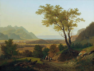 Franois Diday - Lowlands With Lake Geneva.webp