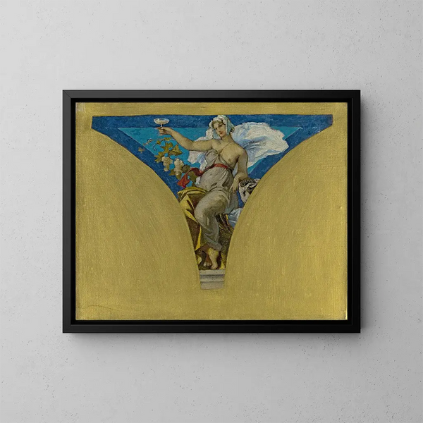 La Champagne - François Émile Ehrmann — gerahmtes Bild an der Wand