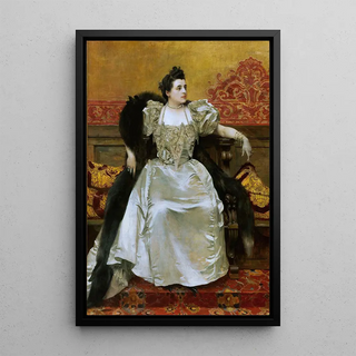 Franois Flameng - Portrait de Mme Gaston Menier.webp