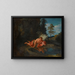 Narciso - François Marot — quadro incorniciato alla parete