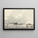 Ruderboot auf dem Meer - Frans Arnold Breuhaus de Groot — gerahmtes Bild an der Wand