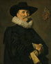 Portrait of a gentleman from the Wolff family, perhaps Joost de Wolff - Frans Hals — artwork view