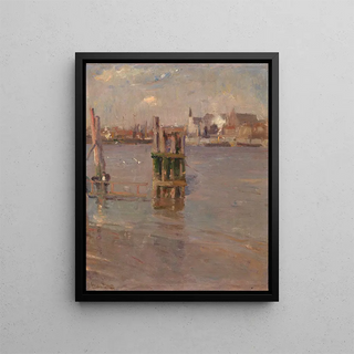 Frans Hens - A View on the Scheldt.webp