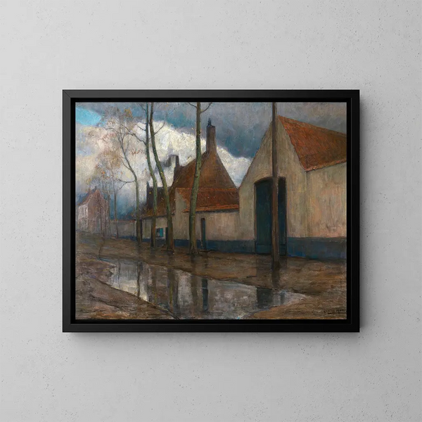 In den Vororten - Frans Hens — gerahmtes Bild an der Wand