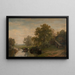 Landschaft im Limbourg - Frans Keelhoff — gerahmtes Bild an der Wand