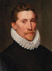 Ritratto di un gentiluomo in busto con una fragola bianca - Frans Pourbus l'Ancien — vista dell’opera