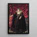 Portrait von Marie de Médicis - Frans Pourbus der Jüngere — gerahmtes Bild an der Wand