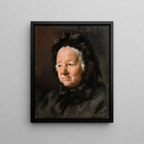 Frans Schwartz - Portrait of the Reverends wife Mrs Tidemand.webp