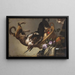 Katzen im Kampf - Frans Snyders — gerahmtes Bild an der Wand