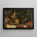 Stillleben mit Vorratskammer - Frans Snyders — gerahmtes Bild an der Wand