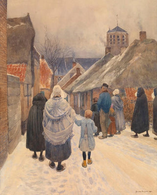 Frans Van Leemputten - Sunday morning in Wintertime.webp