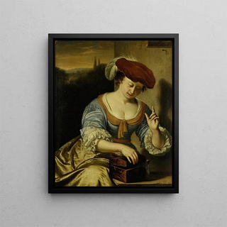 Frans van Mieris the Elder - Escaped Bird Allegory of Chastity.webp