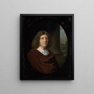 Frans van Mieris the Elder - Portrait of a gentleman in a red coat.webp