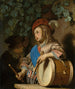 Der Jungen-Schlagzeuger - Frans van Mieris der Ältere — Ansicht des Kunstwerks