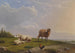 Pecore nel paesaggio - Frans van Severdonck — vista dell’opera