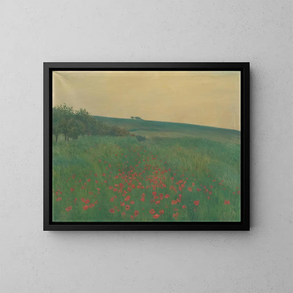 Mohnblumen rot - František Kaván — gerahmtes Bild an der Wand