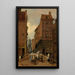 Rue à Amsterdam - Franz Alt — framed artwork on a wall