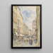 Weihburggasse - Franz Alt — gerahmtes Bild an der Wand